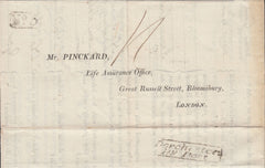 112998 1833 DORSET/"DORCHESTER PENNY POST" (DT247).