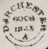 113000 1845 MAIL DORCHESTER TO SHAFTESBURY/DORSET COUNTY CHRONICLE.