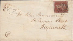 113004 1844 DORSET/DORCHESTER PENNY POST.