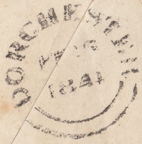 113004 1844 DORSET/DORCHESTER PENNY POST.