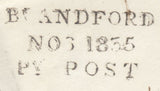113038 1835 DORSET/"BLANDFORD PENNY POST" (DT56).