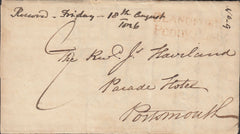 113042 1826 DORSET/"BLANDFORD PENNY POST" (DT54).