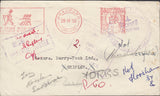 113059 1958 UNDELIVERED MAIL BRADFORD (YORKS) TO SHIPLEY/METER MAIL/ADVERTISING.