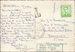 113068 1967 MAIL LUXEMBOURG TO GLOS/INVALID STAMP.