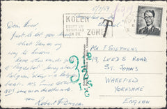 113073 1959 UNDERPAID MAIL BELGIUM TO WAKEFIELD.