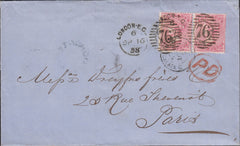 113164 1858 MAIL LONDON TO PARIS/"MOORGATE-ST" UDC.