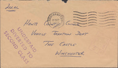 113226 1972 UNPAID MAIL SOUTHAMPTON TO WINCHESTER/'UNDERPAID DIVERTED TO SECOND CLASS' CACHET.