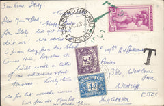 113229 1958 INVALID STAMP SAN REMO TO WESTCLIFF ESSEX.