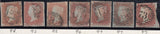 113295 1841-1851 1D IMPERF REDS LETTERED AG (SG8)/MISSING IMPRIMATUR LETTERINGS.