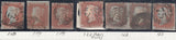 113295 1841-1851 1D IMPERF REDS LETTERED AG (SG8)/MISSING IMPRIMATUR LETTERINGS.
