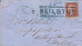 113667 "NEILSTON" TYPE III SCOTS LOCAL ON COVER (CO. RENFREW PARENT POST OFFICE GLASGOW).