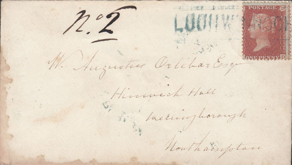 113680 "LOCHWINNOCK" TYPE III SCOTS LOCAL ON COVER (CO. RENFREW PARENT POST OFFICE PAISLEY).