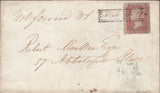 113684 "GORDON STREET" TYPE V SCOTS LOCAL ON COVER (CO. LANARK PARENT POST OFFICE GLASGOW).