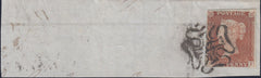 113725 LONDON NO. "12" IN MALTESE CROSS ON DATED PIECE/PL.27 (SI)(SG8).