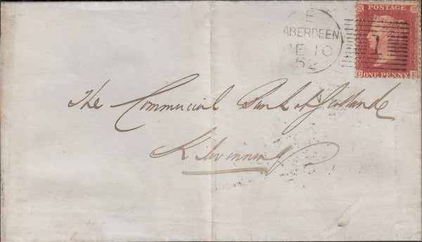 113854 1862 ABERDEEN DUPLEX TYPE IV ON COVER.