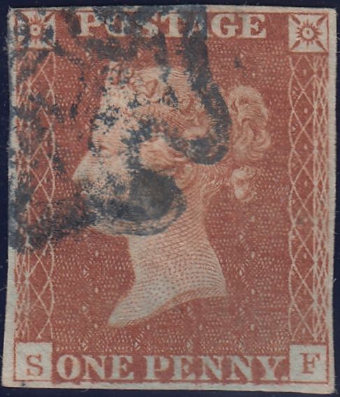 114028 BLUE MALTESE CROSS (SPEC B1sc)/PL.17 (SG8)(SF).