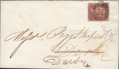 114104 PL.32 (BG RE-ENTRY)(SG29 SPEC C8f) ON COVER LONDON TO DERBY.