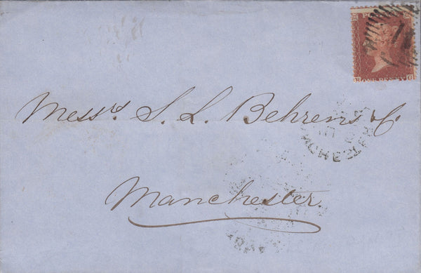 114128 PL.36 (BG)(SG29) ON COVER LONDON TO MANCHESTER.