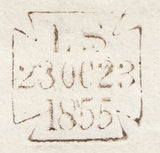 114135 PL.4 (GK)(SG26) ON COVER LONDON TO MANCHESTER/MISSING IMPRIMATUR LETTERING.