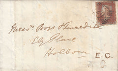 114144 PL.27 (JJ) ORANGE-BROWN ON COVER (SG29 SPEC C8(5) LONDON USAGE.