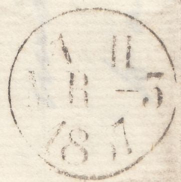 114144 PL.27 (JJ) ORANGE-BROWN ON COVER (SG29 SPEC C8(5) LONDON USAGE.