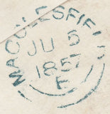 114161 PL.29 (RF) PALE RED-BROWN (WORN PLATE) BLUED PAPER (SG29) ON COVER.