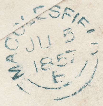 114161 PL.29 (RF) PALE RED-BROWN (WORN PLATE) BLUED PAPER (SG29) ON COVER.