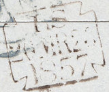114187 PL.40 (OF) ORANGE-BROWN SHADE ON BLUED PAPER (SG33 SPEC C8(5) ON COVER.