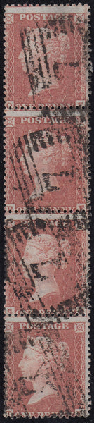 114344 PL.13 (SPEC C6) VERTICAL STRIP OF FOUR.