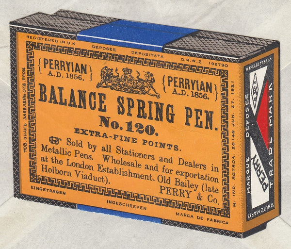 114379 1927 ADVERTISING MAIL BIRMINGHAM TO SWEDEN,
