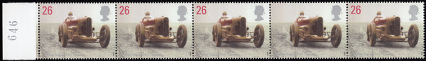 114430 1998 26P BRITISH LAND SPEED RECORD HOLDERS VARIETY ROSINE (VALUE) OMITTED (SG2060a).