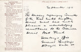 114455 1911 FIRST OFFICIAL U.K. AERIAL POST/LONDON POST CARD "REPRINT" USED FROM WINDSOR.
