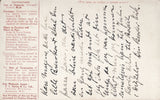 114472 1911 FIRST OFFICIAL U.K. AERIAL POST/LONDON POST CARD IN RED-BROWN TO DENMARK.