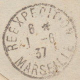 114502 1937 UNDERPAID MAIL SURREY TO FRANCE.