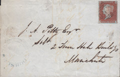 114513 1849 MANCHESTER/"DOBSCROFT" UDC (M570) ON COVER.