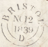 114584 1839 MAIL BRISTOL TO BUCKINGHAM.
