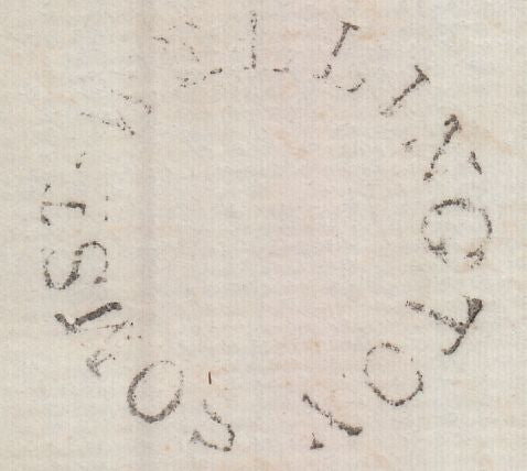 114617 1835 SOMERSET/FREE MAIL/"WELLINGTON SOMST" UDC (SO865).