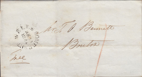 114626 SOMERSET/"WELLS SOMERSET" DATE STAMPS ON COVER.