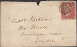 114628 THE "864" NUMERAL OF WELLS (SOMERSET).