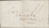 114638 CIRCA 1825 SOMERSET/"GLASTONBURY 135" MILEAGE MARK (SO517).