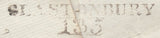 114639 1828 SOMERSET/"GLASTONBURY/135" MILEAGE MARK (SO517).