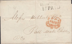 114689 1846 MAIL USED IN LONDON/SUNDIALS.