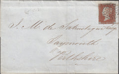114755 THE DISTINCTIVE MALTESE CROSS OF GREENOCK (SPEC B1th) ON COVER.