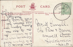 114779 1906 'HODDESDON' SKELETON DATE STAMP (HERTS).