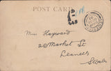 114963 1902 UNPAID MAIL LEICESTER TO LLANELLI.
