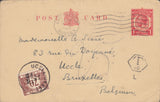 114973 1935 UNDERPAID MAIL EASTBOURNE TO BELGIUM.