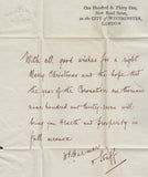 114989 1937 'H.R.HARMER OF LONDON' 1936 CHRISTMAS MESSAGE.