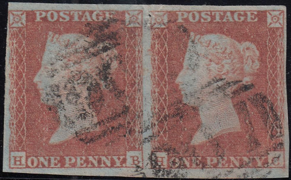 115083 PL.111 (SG8) PAIR LETTERED HB HC.