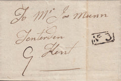 115182 1825 SUSSEX/"UCKFIELD PENNY POST" (SX1236).