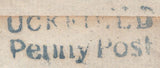 115182 1825 SUSSEX/"UCKFIELD PENNY POST" (SX1236).